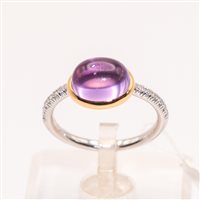 Ringe Mimi Dame in Weißgold Diamante 0.10 Ct A298C8AB - A298C8AB-VS-16